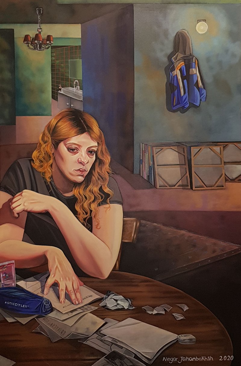 Negar Jahanbakhsh, The Lottery Vol. 5 (834) or I Just Don't Think About It, 2020