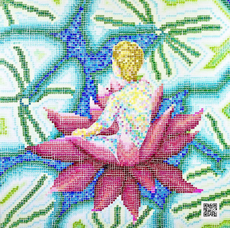 Farokh Seydi, Blue Lotus, 2021
