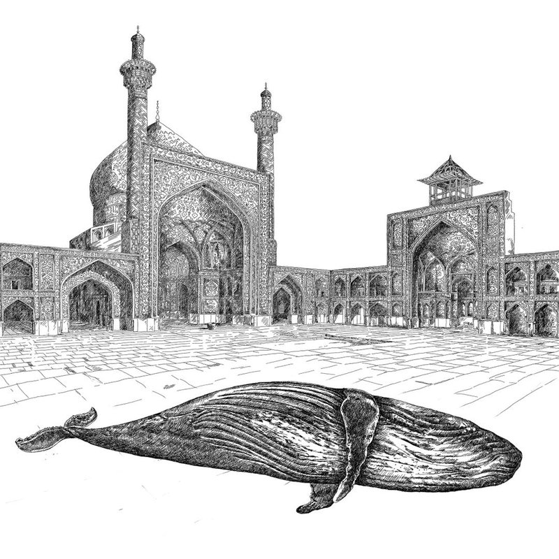 Jinoos Taghizadeh, Isfahan, Shah Mosque, 2021