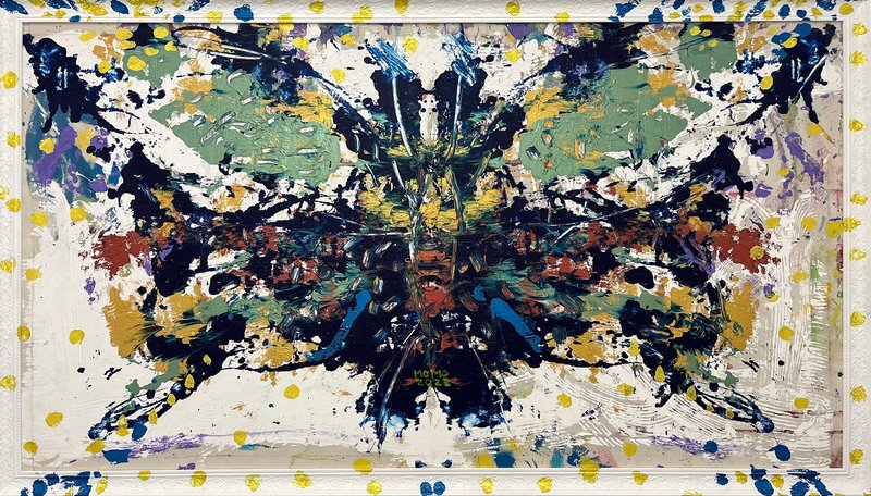Mohammad Rahimi, Who Is Butterfly Painter, 2022