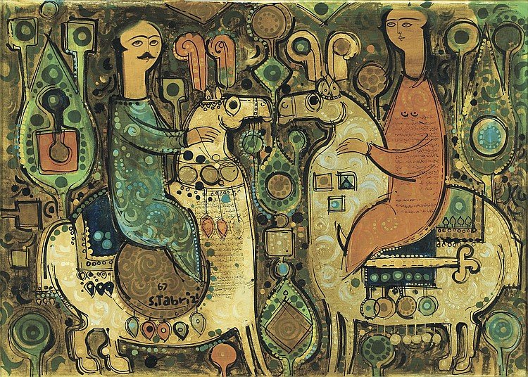 Sadegh Tabrizi, Untitled, 1967