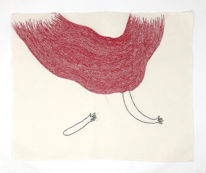 Elnaz Javani, Sacred Red, 2018