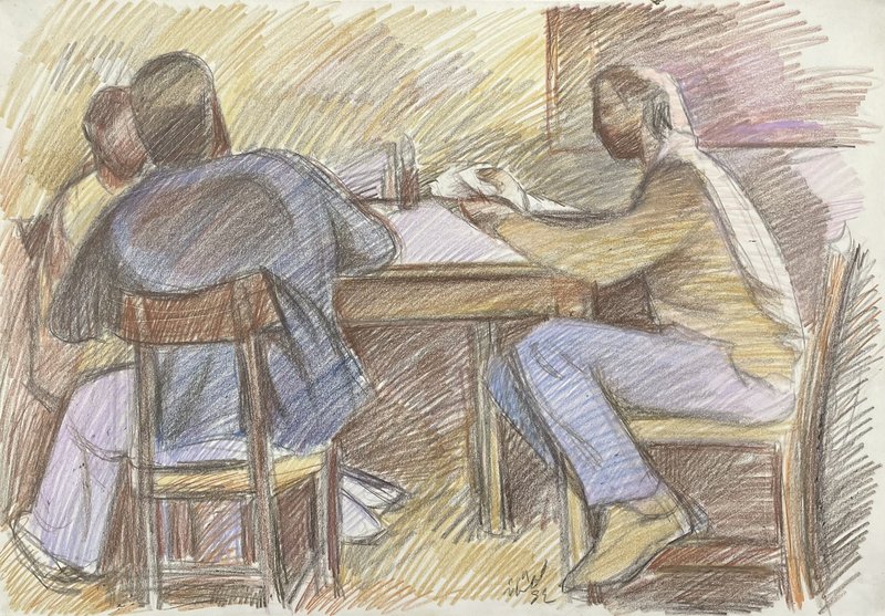 The Late Ali Golestaneh, Untitled, 1985