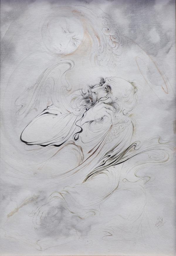 Mahmood Farshchian, Untitled, 1970