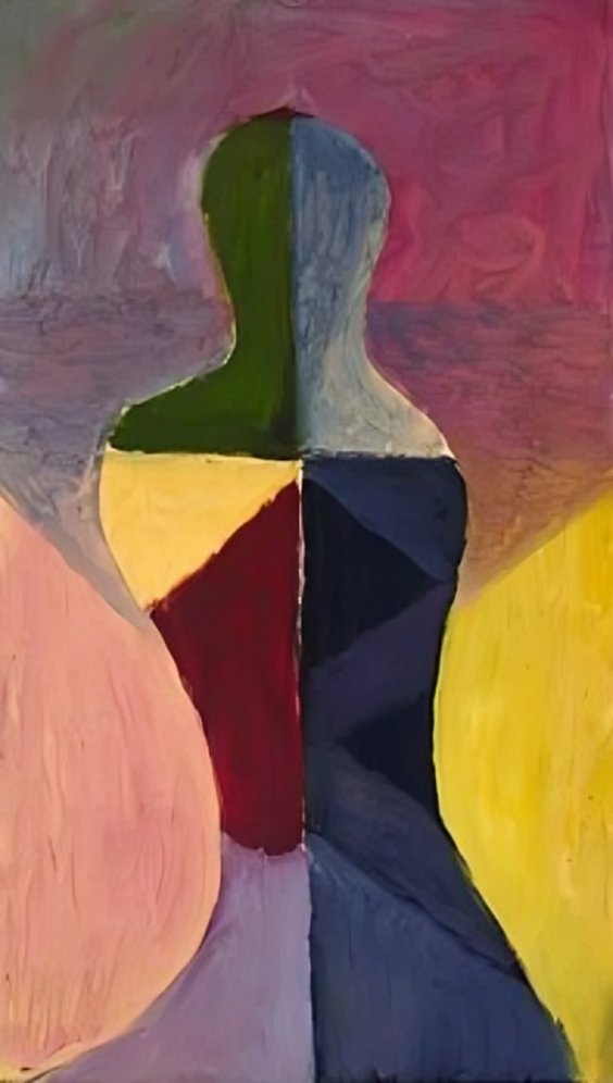Behrang Karimi, Geometric man, 2021
