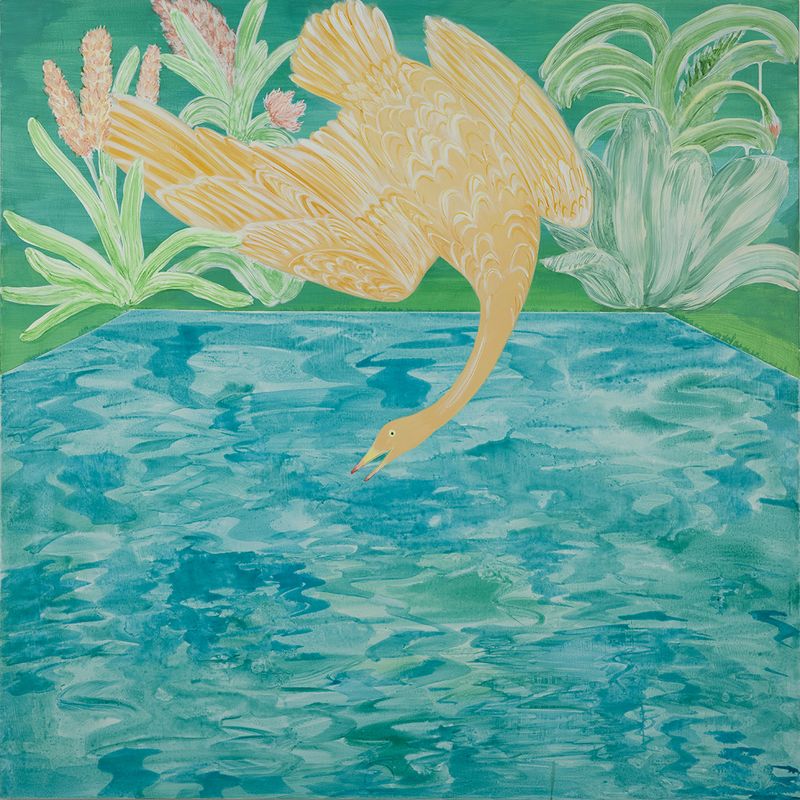 Zahra Nouri Zonouz, Upside Down Swan, 2026