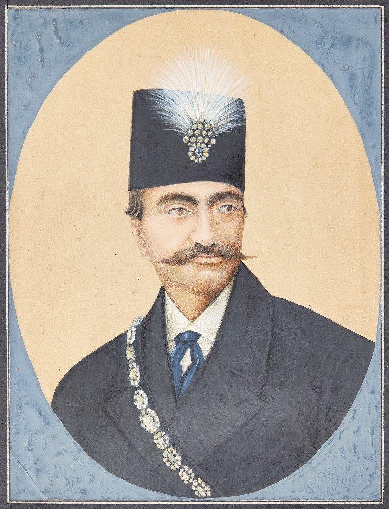 Abul Hasan Khan Ghaffari Kashani, A Portrait of Nasir al-Din Shah