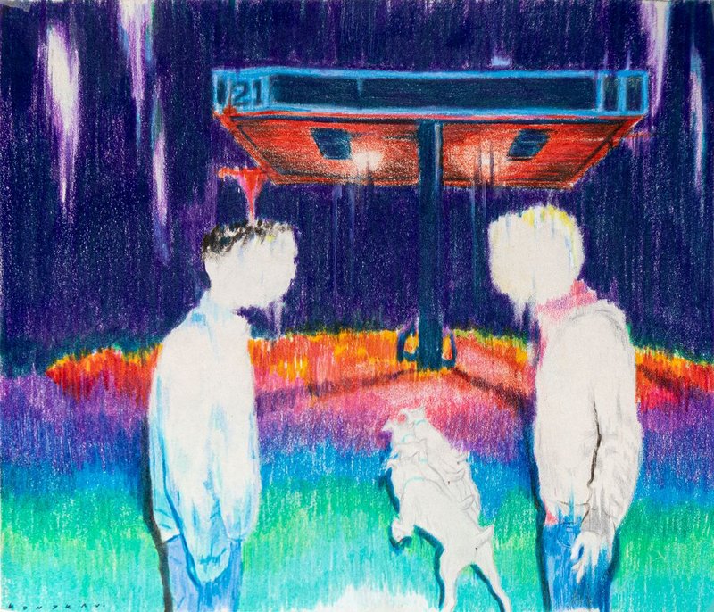 Peyman Konjkav, Abandoned Gas Station, 2021