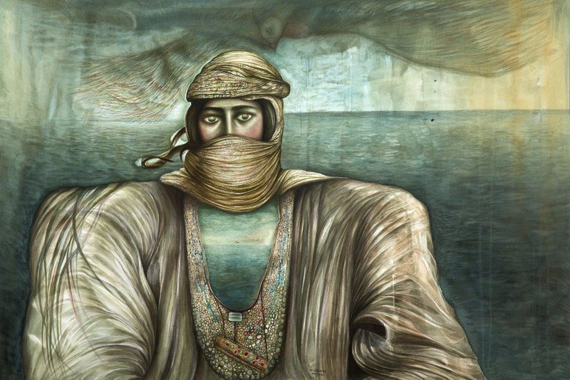 Ghasem Hajizadeh, Homme au turban, Paris, 1986