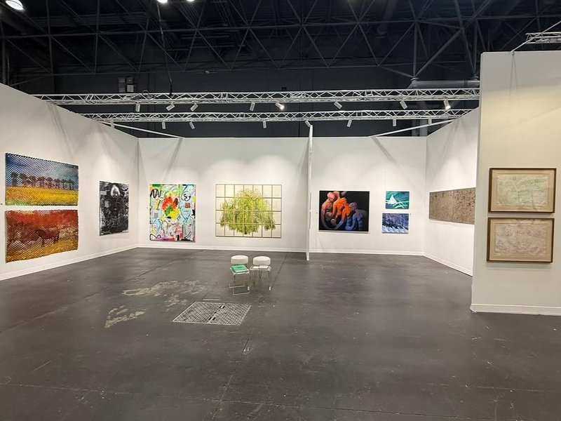 Installation view.