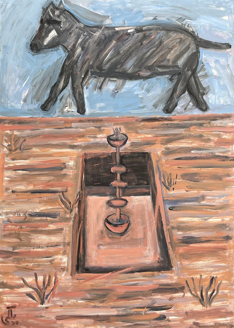 Farshid Maleki, Grave, 2021