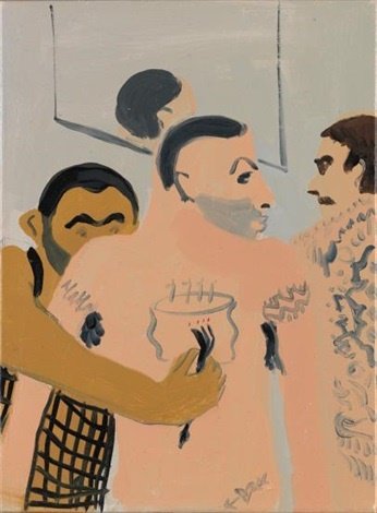 Tala Madani, Fork in a Tattoo, 2006