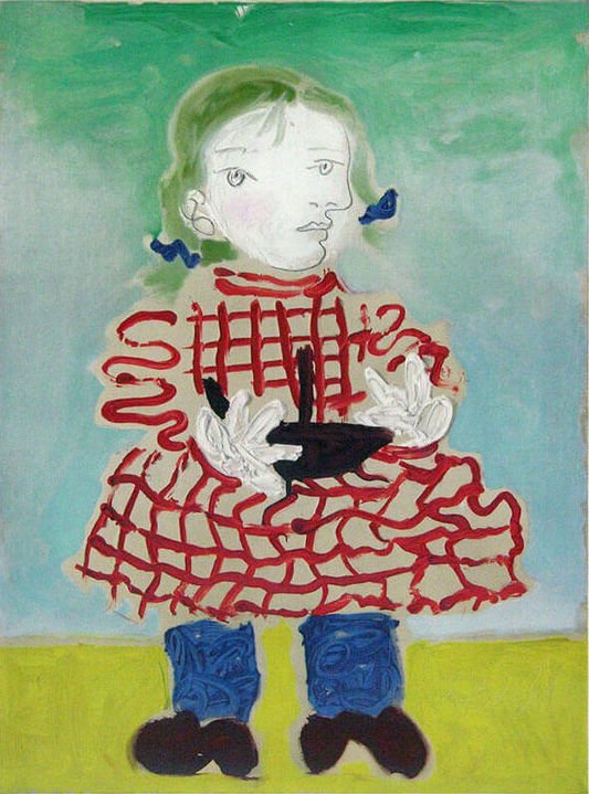 Pablo Picasso, Maya au Pinafore, 1956
