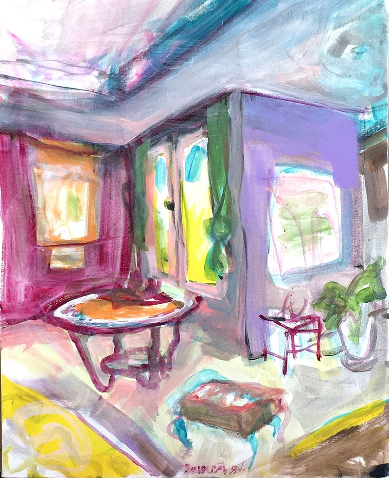 Behroo Bagheri, At Home II, 2020