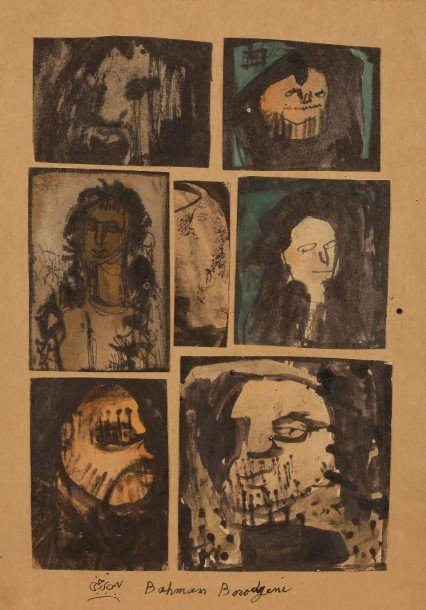 Bahman Borojeni, Faces, 1965