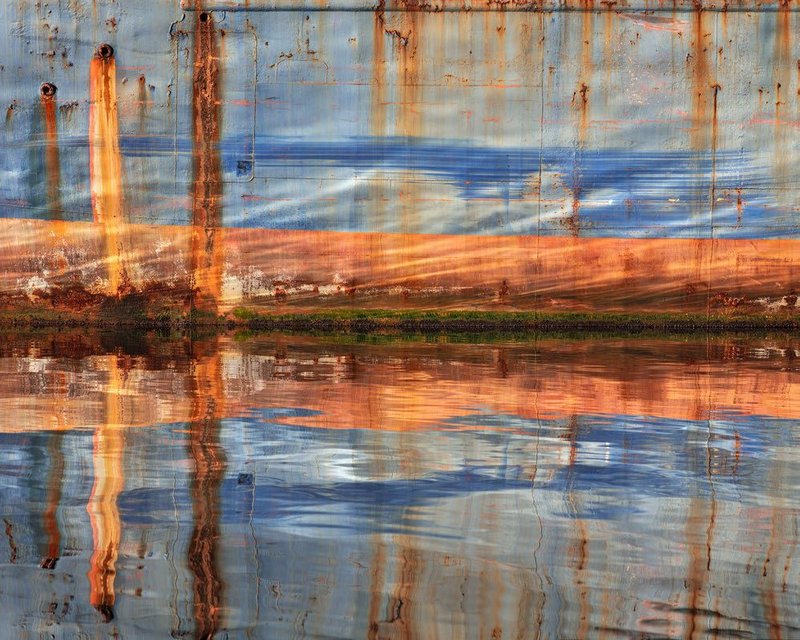 Anastasia Samoylova, Barge, Miami River, 2021