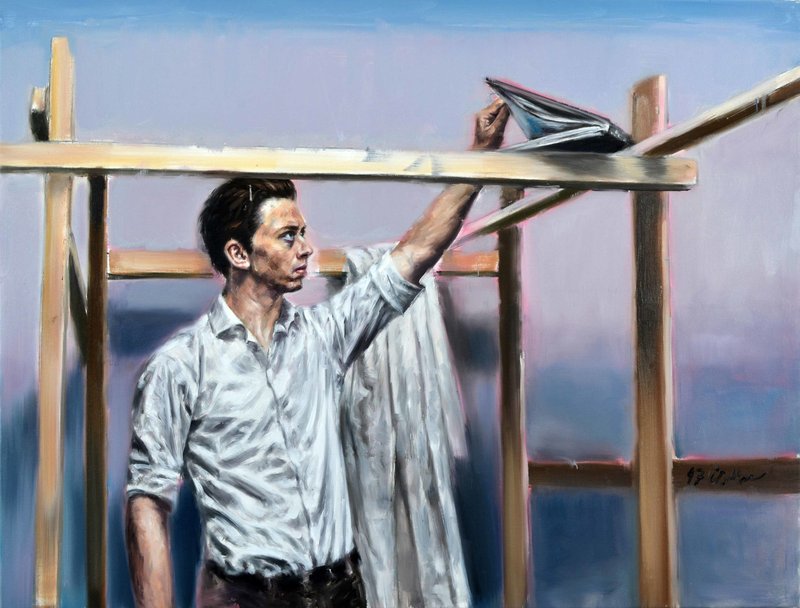 Masoud Sadedin, With the Book IV, 2017
