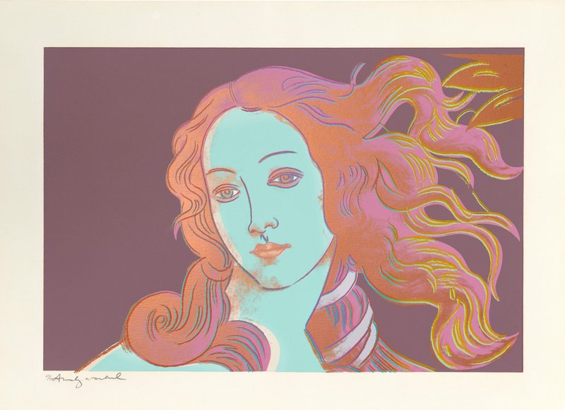 Andy Warhol, Details of Renaissance Paintings (Sandro Botticelli, Birth of Venus, 1482), 1984