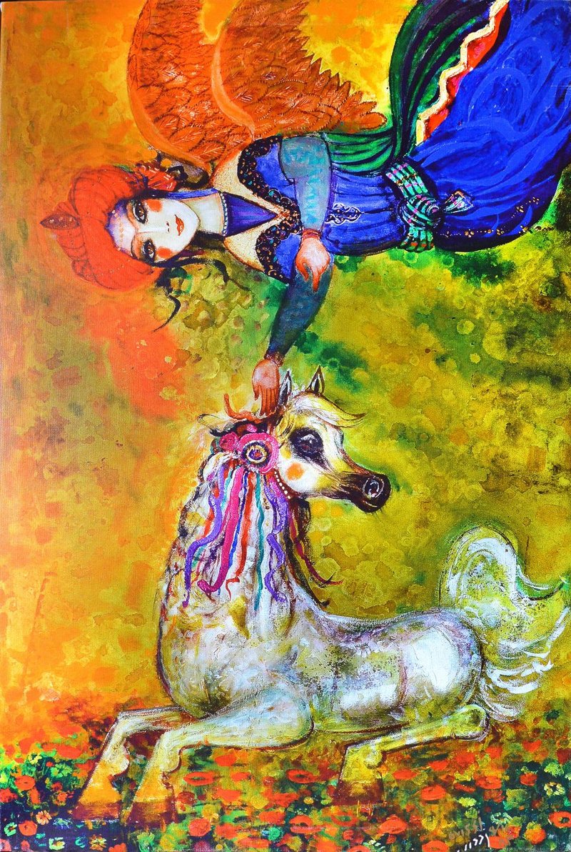 Nasser Ovissi, Angel and Horse