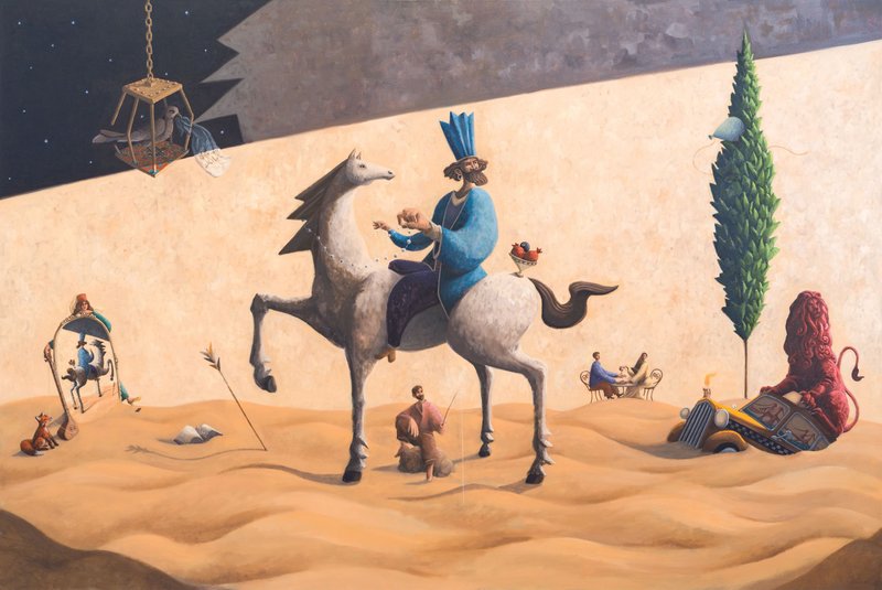 Ashkon Haidari, The King and the Fisherboy (Spring), 2025