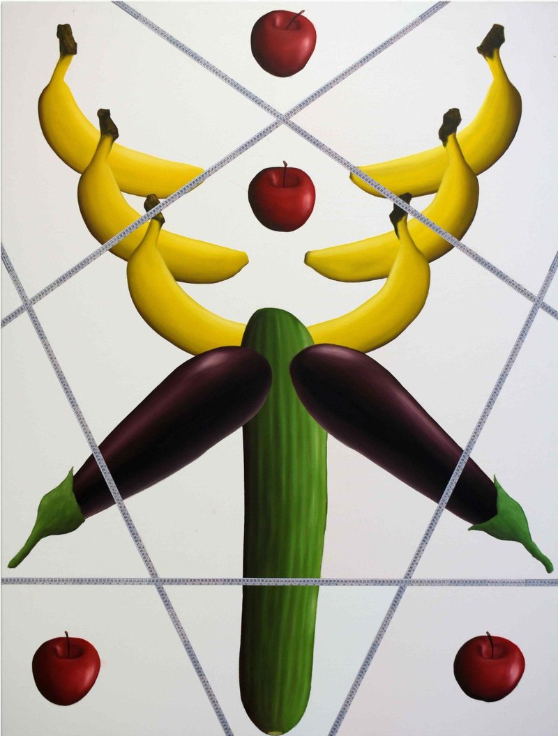 Ali Alemzadeh Ansari, Pentagon Composition, 2021