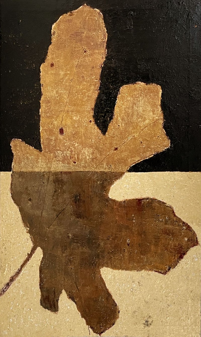 Reza Derakshani, Lonely Leaf, 2022