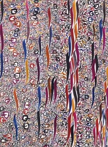 Charles Hossein Zenderoudi, Ak+Atl+O, 1974
