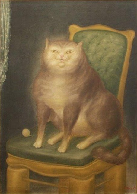 Fernando Botero, The Cat, 1969