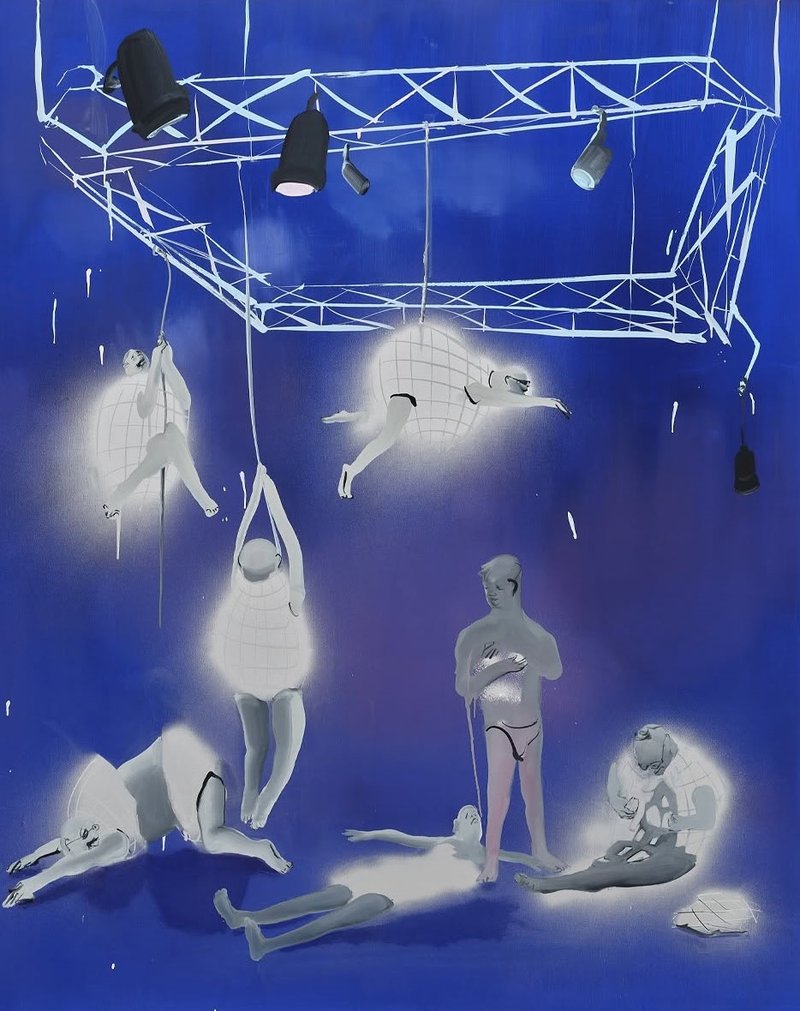 Tala Madani, Disco Balls, 2025