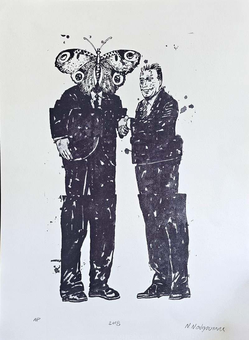 Nikzad Nodjoumi, Untitled, 2018
