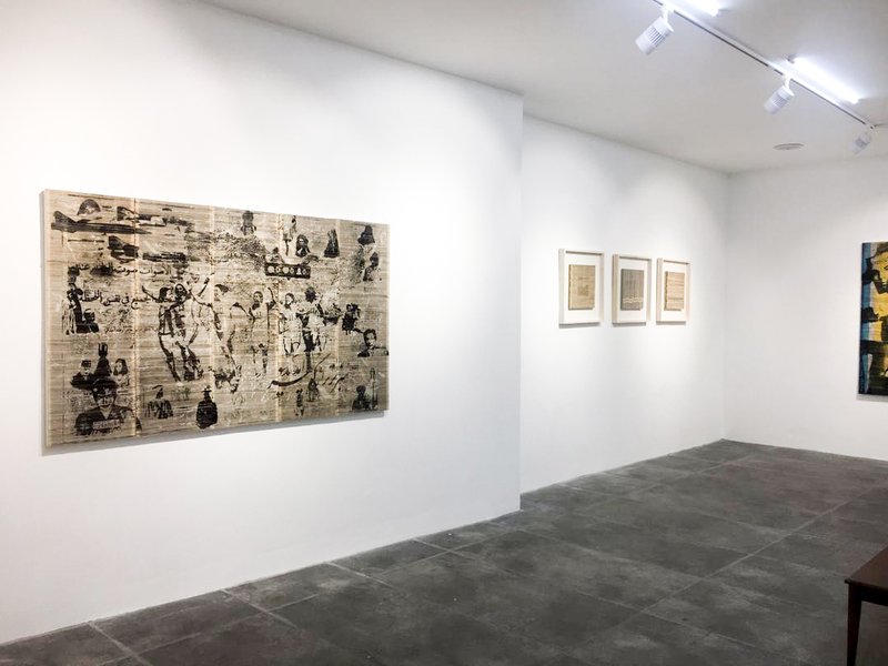I'm tired of dying ..., installation view