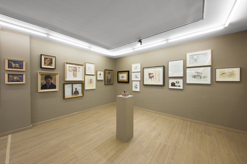 Master and Friend, installation view