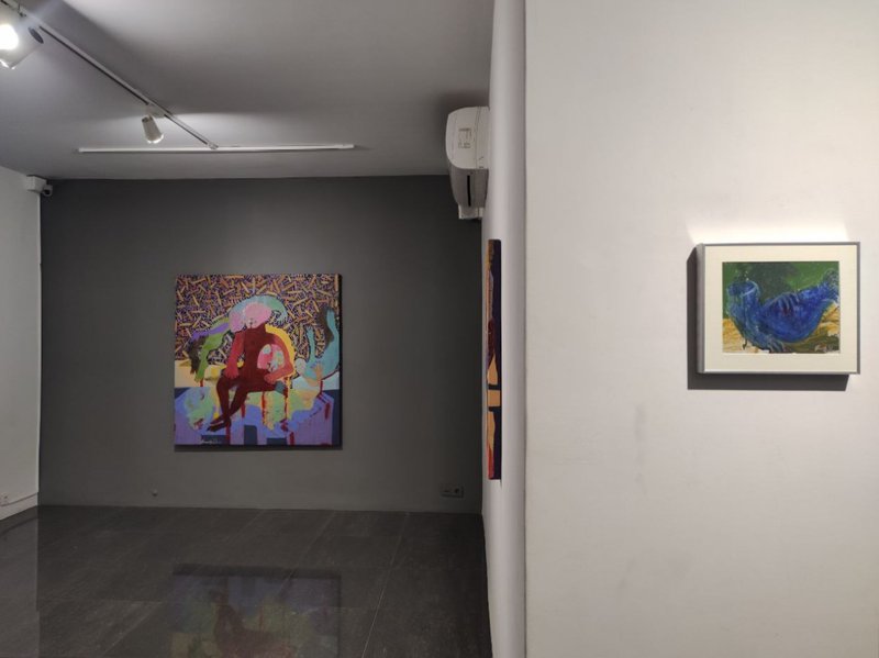Optimistic Over Idiocy, installation view