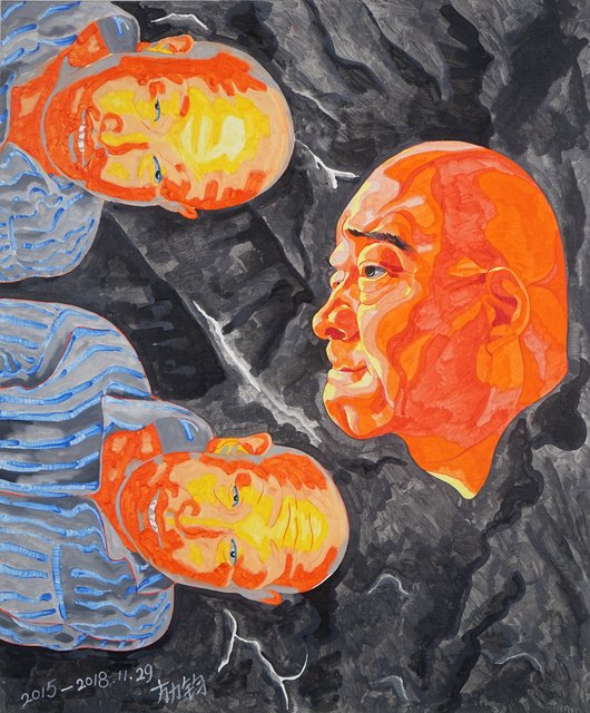 Fang Lijun, Untitled, 2018