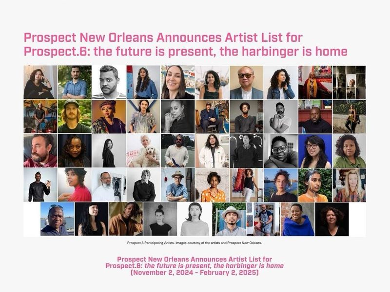 New Orleans’s Prospect.6 Triennial Names 49 Artists for 2024 Edition Opening in November
