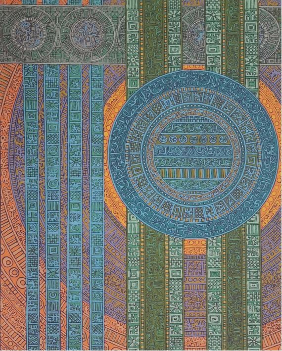 Charles Hossein Zenderoudi, Untitled