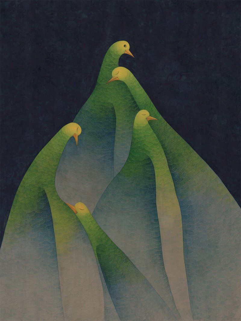 Maryam Lamei, Mountain of Kindness, 2023