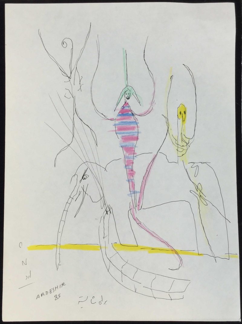 Ardeshir Mohassess, Untitled, 1985