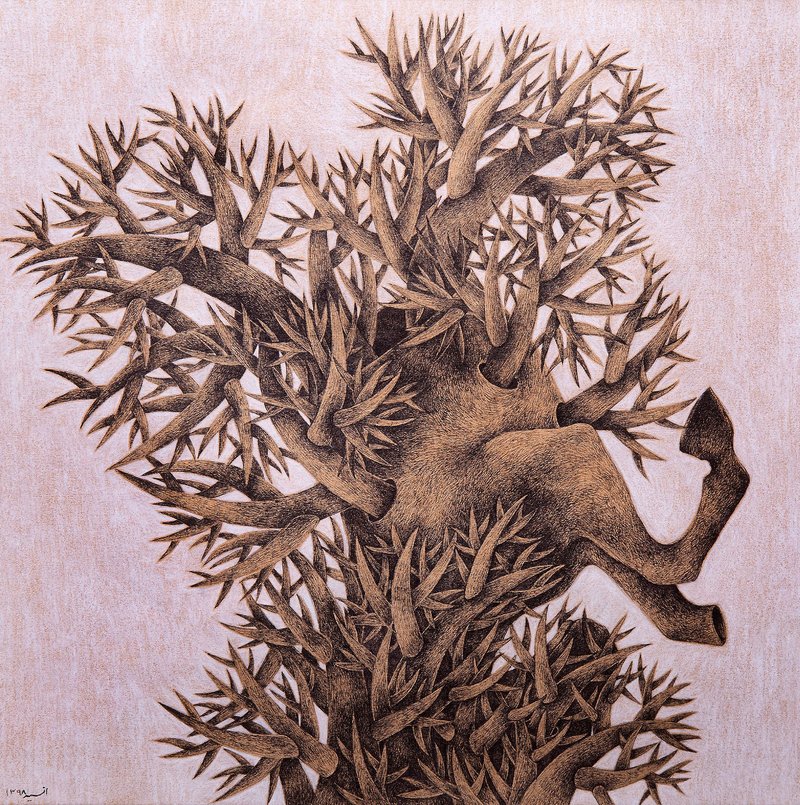 Ensiyeh Akbarzadeh, Untitled, 2019