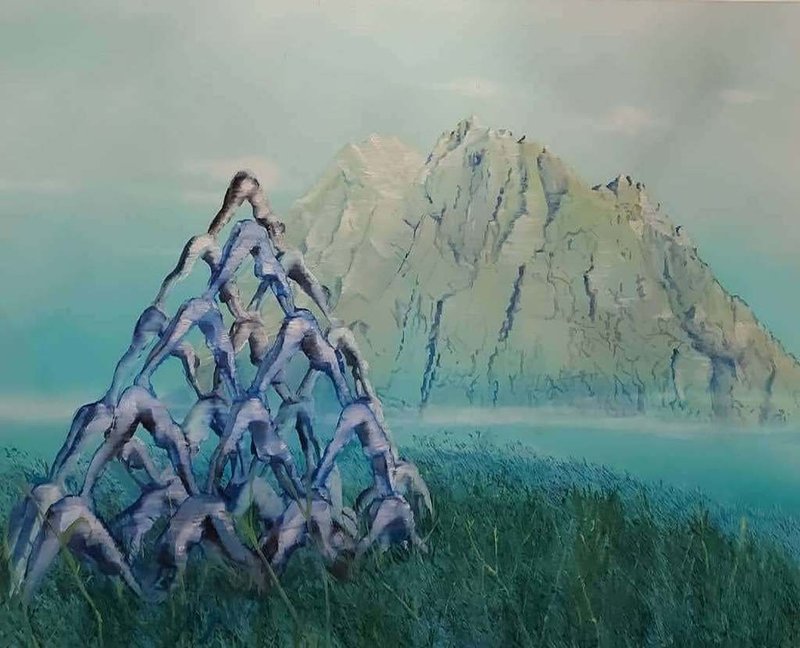 Soudeh Davoud, Like a mountain, 2021