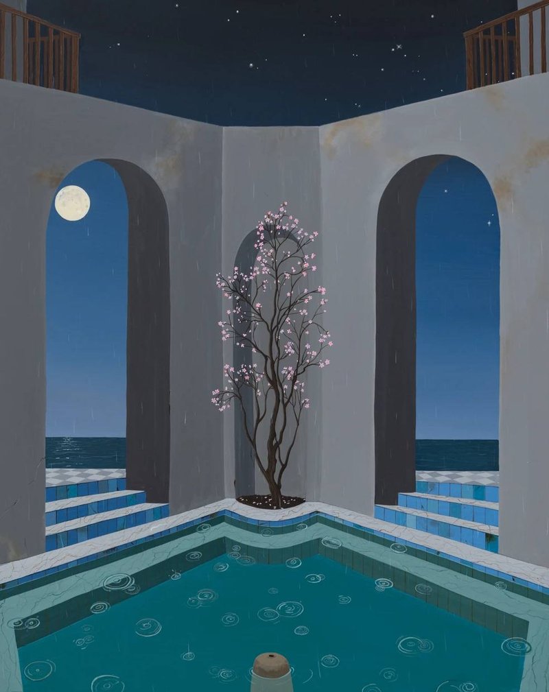 Azadeh Nia, Midnight Rain, 2023