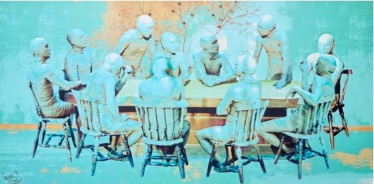 Hossein Khosrowjerdi, The Last Supper, First Version, 2003