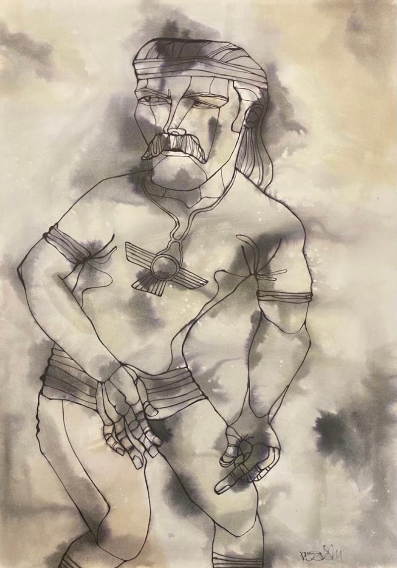 Reza Razm, Untitled, 2022