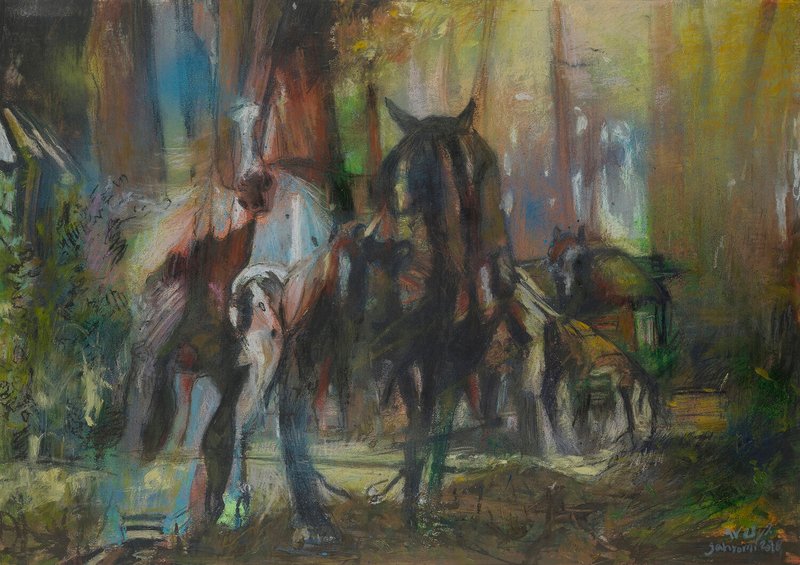 Alireza Jahromi, Astonished in the Garden, 2018