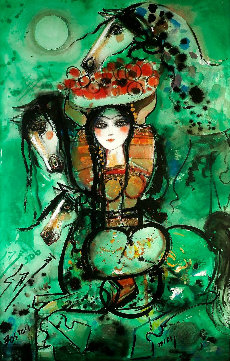 Nasser Ovissi, The Girl, 2001