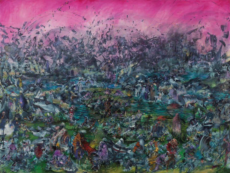 Ali Banisadr, The Marvels of the East, 2011