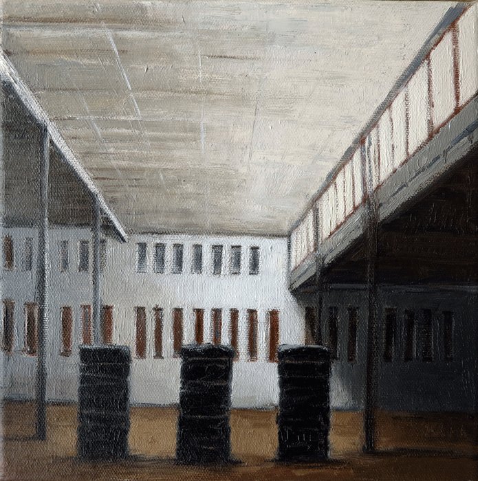 Zahra QaraKhani, The Paintball Hall, 2016