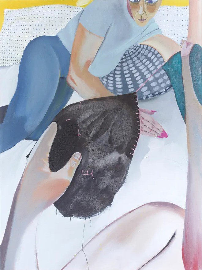 Sara Rahmanian, Blanket Stitch, 2024