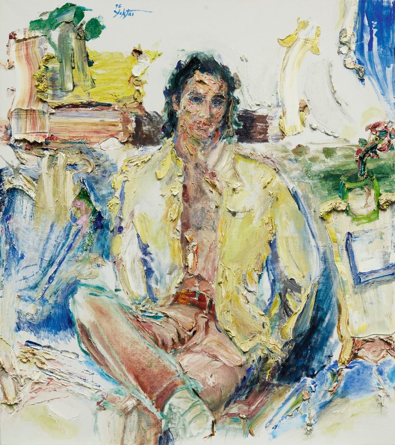 Manoucher Yektai, portrait of Darius Yektai, 1996