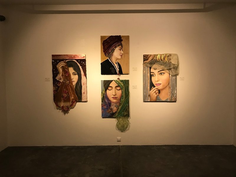 Faces of the Orient, installation view